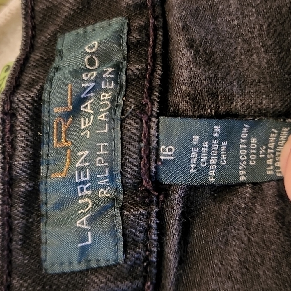 Lauren Ralph Lauren Black Jeans 16 - Picture 5 of 5